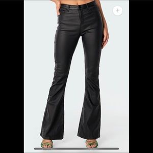 Edikted Faux Leather Pants